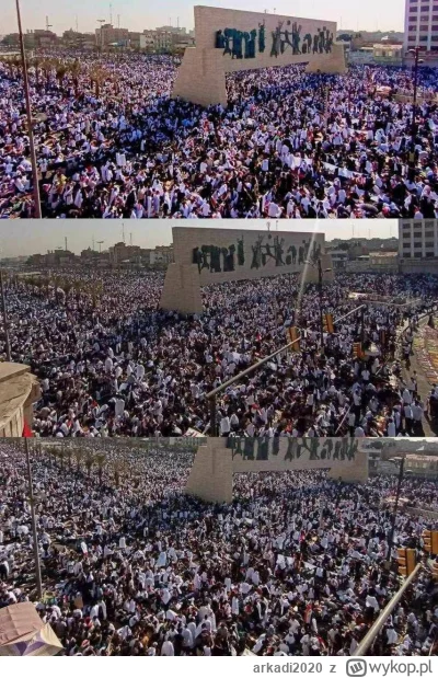 arkadi2020 - I tak wygląda marsz miliona. Demonstracje Bagdad. 
#wojna #izrael