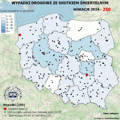 Salido - Minął 47. (z 73) dzień wakacji. 

W ciągu ostatniej doby miały miejsce 2 wyp...