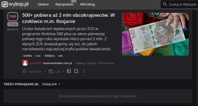 Hymenajos - Ze znaleziska o 500 plus dla obcokrajowców usunęli mój powiązany z tym li...