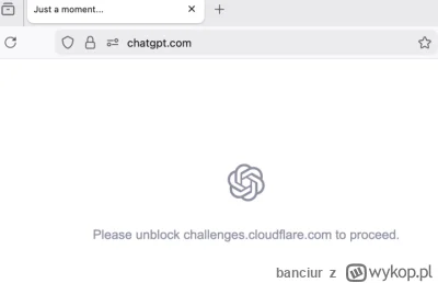 banciur - Dzisiaj kolejny ciezki dzien w IT.  Cloudlare ma klopoty wiec najpierw to

...