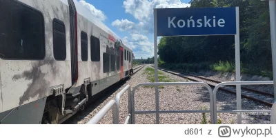 d601 - Pociąg w Końskich nadal jeździ 
#konskie #pociagi