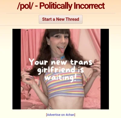 Rimbolo - #przegryw Nawet na 4chan reklamy promujące transów. The west has fallen.
