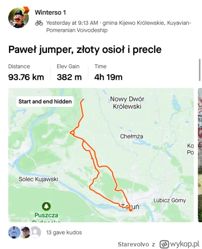 Starevolvo - @TakiSobieLoginWykopowy my podjechaliśmy autem ok 150km i zrobiliśmy tak...