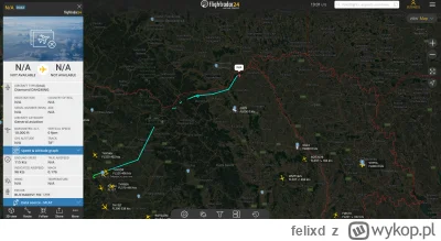felixd - Odważnie, tam po bandzie leci ;) 

https://www.flightradar24.com/3c44c02c

#...