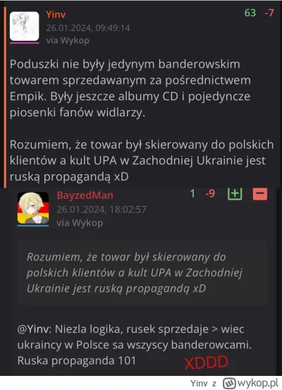 Yinv - @albercik07: A jak się zgrzał na temat poduszek z podobizną Bandery, które był...