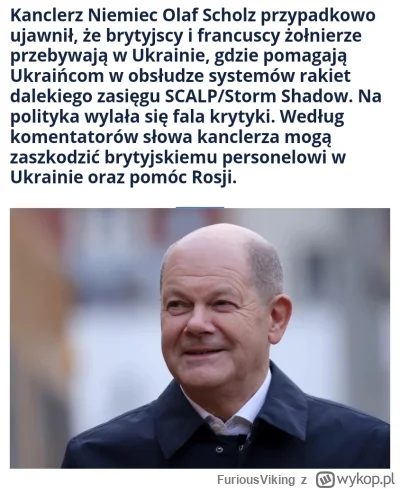 FuriousViking - #polityka #rosja #niemcy #ukraina #wojna

Przecież to jest jawny agen...