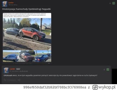 996ef650daf32b92bf708bc9376908ea - #motoryzacja #samochody #polskiedrogi #wypadki
Nie...