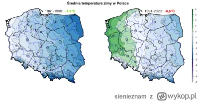 sienieznam - @Kalosz667: W ciągu ostatnich 60 lat średnia temperatura zimy podniosła ...