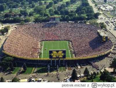 piotrek-michal - Michigan Stadium – największy stadion sportowy w Stanach Zjednoczony...