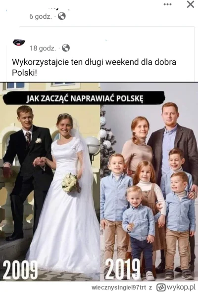 wiecznysingiel97trt - Bawią mnie ci dzisiejsi patrioci, którzy nawołują do wielodziet...