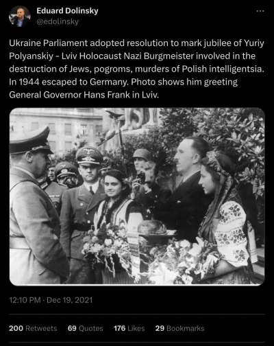 Zapomniane_Haslo - @Konigstiger44: 
XD
tak, miłośnicy nazimu na Ukrainie, to tylko ki...