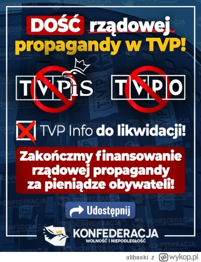 alibaski - Mordo, Konfederacja? a po co to komu na pewno oszukają jak reszta, ale po ...