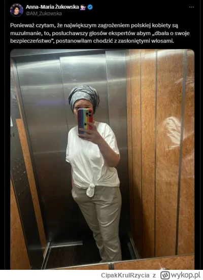 CipakKrulRzycia - #bekazlewactwa #logikarozowychpaskow #islam #polityka
Mieszkaj w ka...