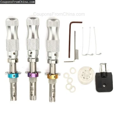 n____S - ❗ 3Pcs Tubular 7 Pins Lock Pick Tools
〽️ Cena: 15.99 USD (dotąd najniższa w ...