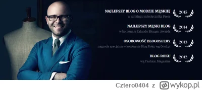 Cztero0404 - To jest niby ten ''poważny'' bloger modowy który ubrał Michała Probierza...