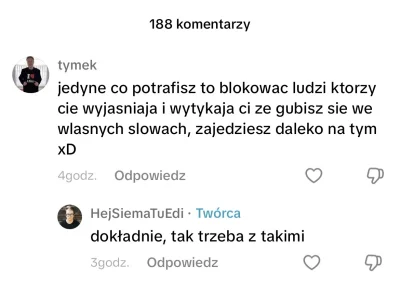 tym333kx - @dawidek222 edi sam przyznaje ze blokuje ludzi za wytykanie jego bledow wi...