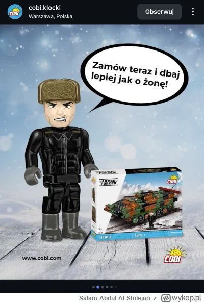 Salam-Abdul-Al-Stulejari - Chyba w końcu się skuszę na to Cobi, bo co raz lepsze mode...