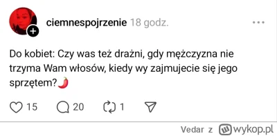 Vedar - Aplikacja threads to najlepsze co spotkało polski internet w ostatnich czasac...