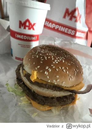 Vadzior - Parę dni temu Max Burgers wprowadził odpowiednika Big Maca z #mcdonalds Jak...