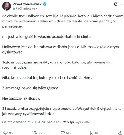 splinter96 - uważajcie w piątek na dzieci, bo jak demony je dopadną to nie będzie faj...