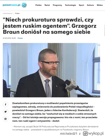 michalxd21 - @JC97: ale dalej ciężko wierzyć w jego prorosyjskość. Bardziej kontrower...