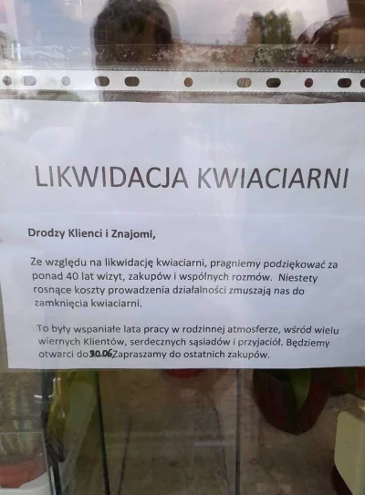 marian1881 - >Może zamiast zamykać kwiaciarnię płacząc, że komuś przeszkadza łamanie ...