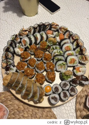 cedric - #gotujzwykopem na dwie osoby xd (⌐ ͡■ ͜ʖ ͡■)ᕙ(⇀‸↼‶)ᕗ #kuchnia #sushi