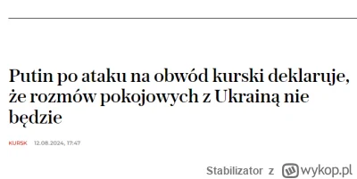 Stabilizator - #ukraina #wojna #rosja #polityka