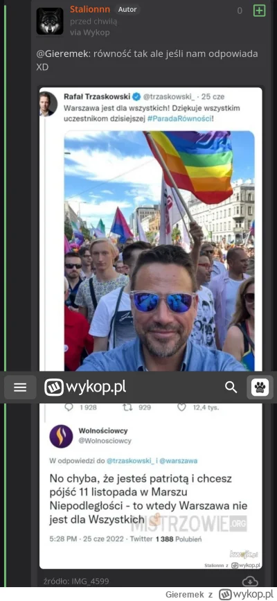 Gieremek - Konfiarze to mają chyba jakieś nieoficjalne mistrzostwa Polski we wrzucani...