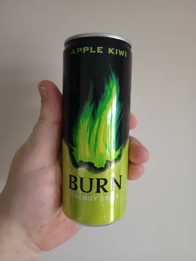 luxkms78 - #pijzwykopem #burn #energydrink #apple #kiwi
