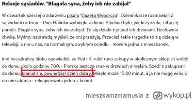 mieszkamzmamusia - #przegryw #kryminalne #patologiazmiasta Taki dobry chłopak był, mó...