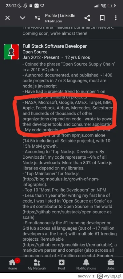 becvvv - @hoodoovoodoo chłop pisze kod że nasa korzysta