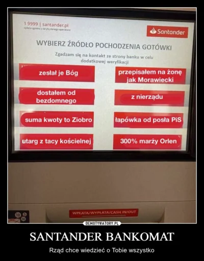 Tytanowy_Lucjan - Przypominam, że od 1 lipca konto w santanderze przestaje być bezpła...