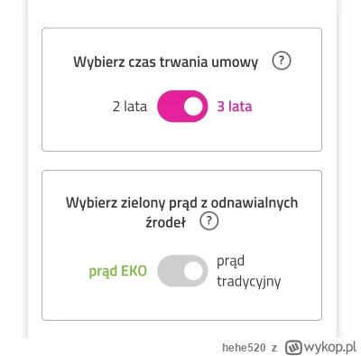 hehe520 - W tauronie przy zakładaniu licznika można wybrać umowę na 2 lub 3 lata, ocz...