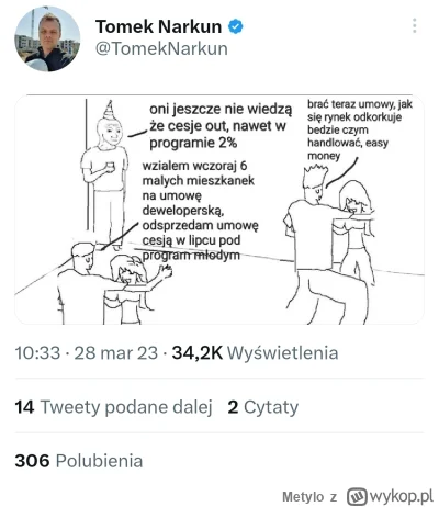 Metylo - Tomek od dzisiaj omija imprezy fliperow i rentierow 
#nieruchomosci