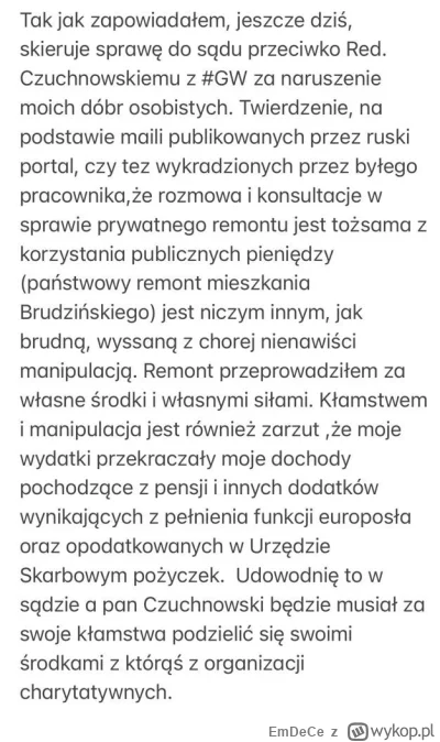 EmDeCe - #afera #jojo #pis #bekazpisu #bekazprawakow #bekazlewactwa

Jojo straszy sąd...