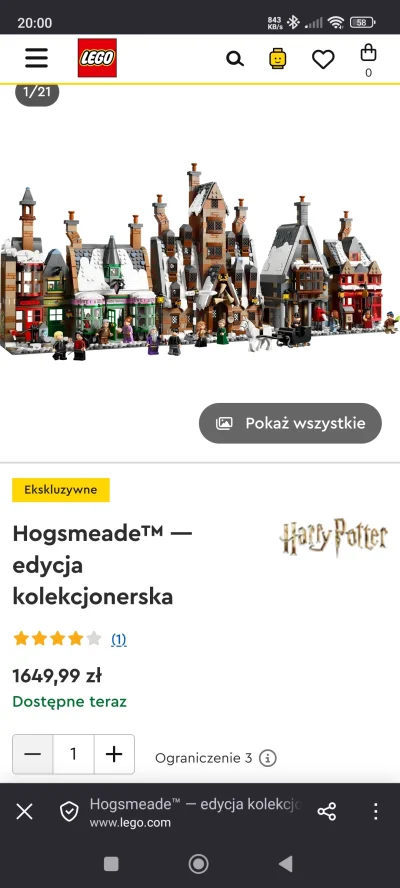 ____yyyy - Mój mirek to fan lego i harry Potter, to jest ok?

#wykopaka