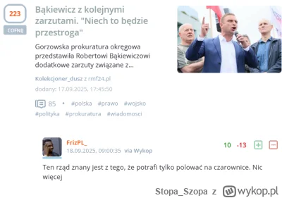 StopaSzopa - >zielonka i do polityki

@FrizPL: ty miesiąc temu też byłeś zielonką i k...