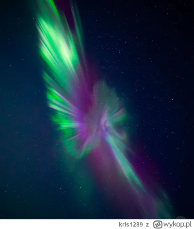 kris1289 - Wczorajsza zorza #zorza #nieboperfekcjonistow #norwegia