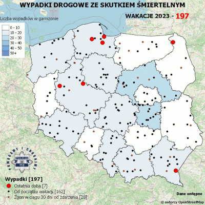 Salido - Minął 35. (z 70) dzień wakacji.

W ciągu ostatniej doby miało miejsce 7 wypa...