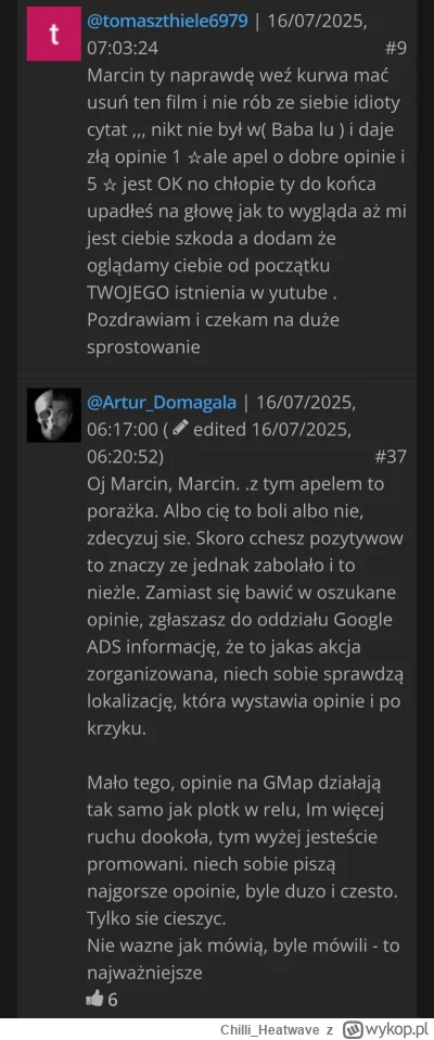 Chilli_Heatwave - #raportzpanstwasrodka 

Jest zgrzyt w komentarzach
Nawet na tagu ta...