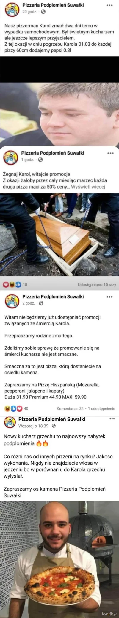 Dlugi_1111 - 19 lat temu WWO śpiewał:
 Grzegorz, w pizzy znał jednego Z powiatu swego...