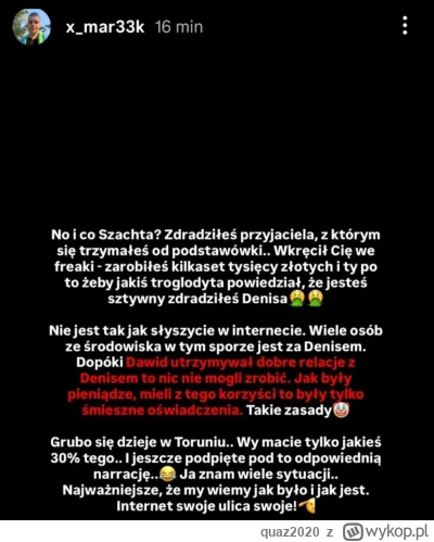 quaz2020 - #famemma ale on sie sztywny zrobił,  jak codzinne ch#je w gardle Sandry