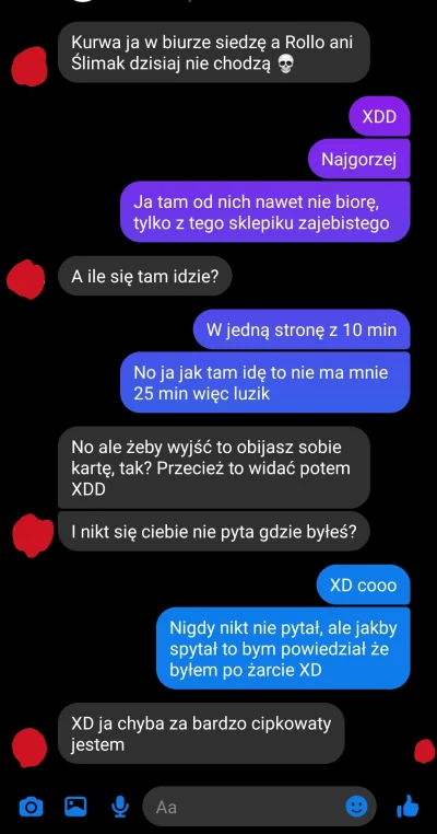 Goronco - Korpo analityk it, w firmie 4 lata, boi się wyjść do sklepu w czasie pracy,...