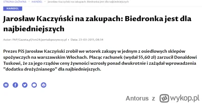 Antorus - To były czasy, jak jeden z liderów politycznych otwarcie nazwał biedrę skle...