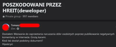 affairz - HREIT:
 nie mamy pana mieszkania ani kasy, którą pan zainwestował i co nam ...