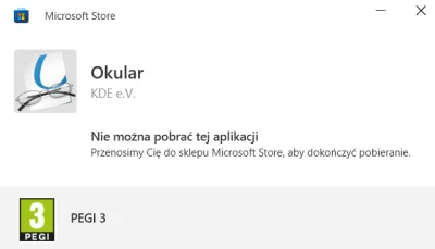 ovsky - Gdzie znajdę instalkę #okular dla windows? Sklep Microsoft oczywiście zesrany...