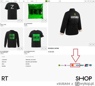 eSUBA94 - oni nie mieli mieć czasem sankcji na mastercard i VISA ???

#sankcje #rosja...