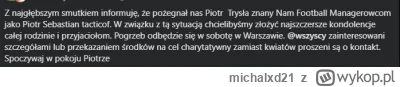 michalxd21 - Na grupce Football Manager POLSKA piszą że Tacticof nie żyje. Autor Ency...