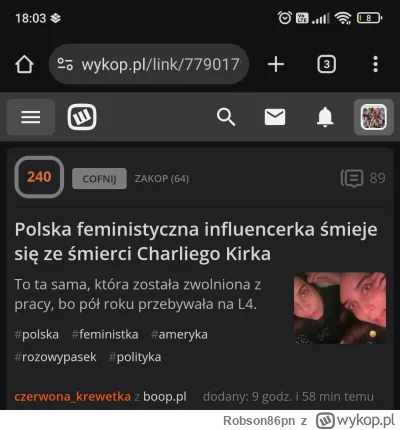 Robson86pn - Zamordowanie Pawła Adamowicza wywołało euforię na prawicy, liczne filmy ...